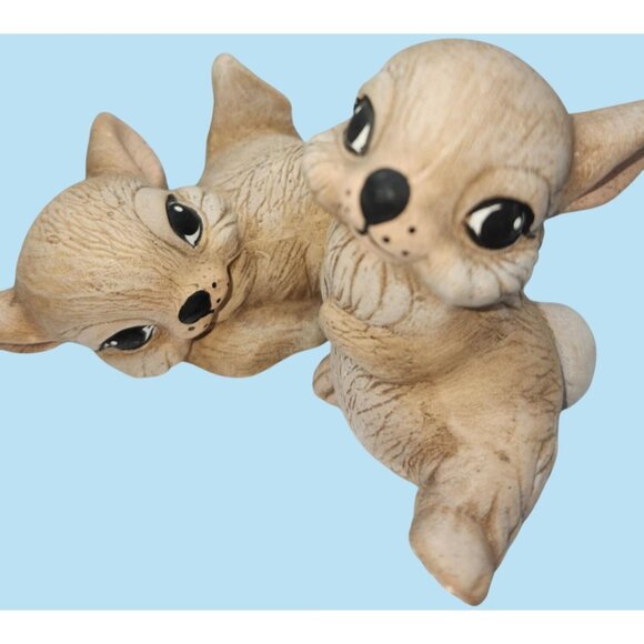 Lot of Vintage Hand Painted Bunny Figurines & Plate with COA Rabbit Easter - Picture 3 of 9